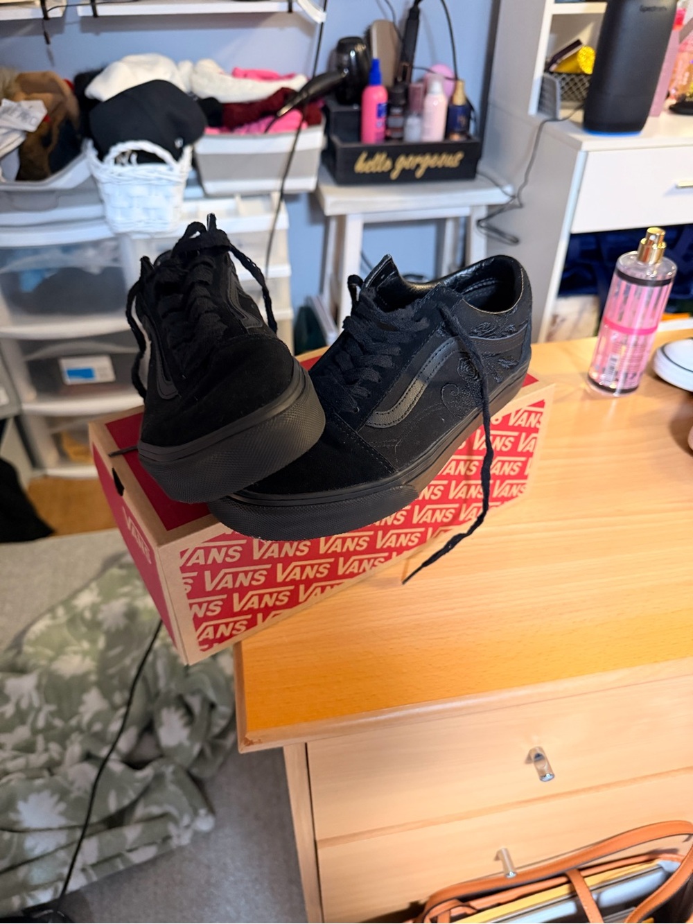 Vans Black Old Skool Platform Sneakers